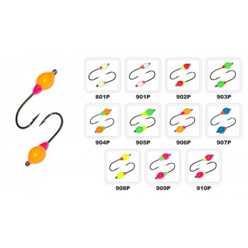 Mormiška "VIMBA" MU-8P (plast.fosf.) ar austiņu āķis nr.8 | V-MU-8-801P | V-MU-8-801P