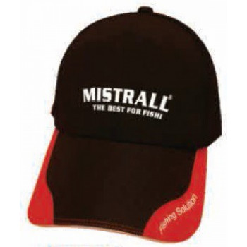 Cepure ar nagu GORATEX, melna/sarkana, MISTRALL | AM-6009526 | AM-6009526