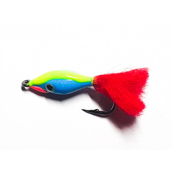 Mormiška "PJARNU" Epoxy Fly UV (muša) ar austiņu 6mm, YBU | MFL-8-YBU | MFL-8-YBU