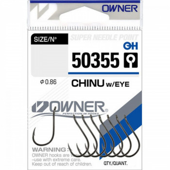 Āķi Owner CHINU WITH EYE  #5, 12gb. Salmo | 50355-05 | 50355-05