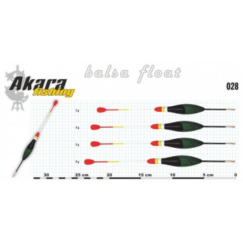 Pludiņš AKARA 028 (balsa, 6g, 24cm) | FL-AK-028-006 | FL-AK-028-006