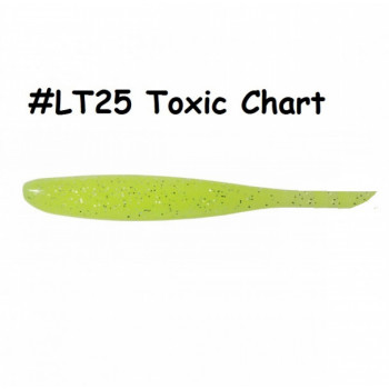 Ēdamgumija Shad Impact 4" LT#25S Toxic chart | LT#25S