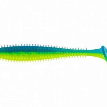 Silikona māneklis "Helios" SHAGGY 12cm, Blue lime | B-251952 | B-251952
