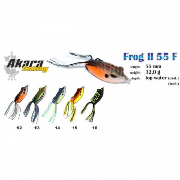 Vobleris AKARA "Frog II" 55F(12g, 55mm, #12) | AF55-12 | AF55-12