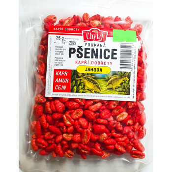 Uzpūstās rīsu pārslas (pufs) zemeņu | Strawberry