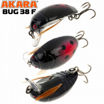 Vobleris "Bug" 38F 4gr 38mm #08 AKARA | B38F-08 | B38F-08
