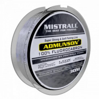 ADMUNSON 100%, 30m 0.20mm, fluorocarbon line, MISTRALL | ZM-3390120 | ZM-3390120