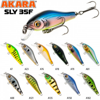 Vobleris AKARA Sly 35F 2gr. 35mm Krāsa A76 | S35F-A76 | S35F-A76