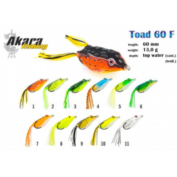Vobleris AKARA "Toad I" 60F (13g, 60mm, #3) | F60-3 | F60-3