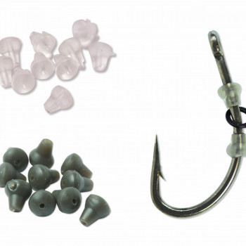 Silikona stoperi gredzeniem uz karpu āķiem CARP SPIRIT 10gb., caursp. | ACS010056 | ACS010056