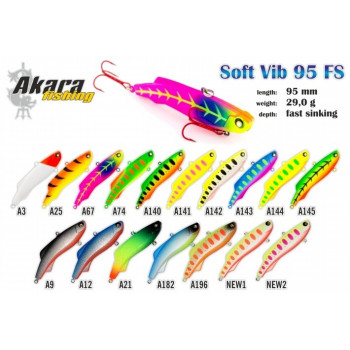 Vobleris SOFT Vib 95FS 29gr/95mm/A21, Akara | SV95-A21 | SV95-A21