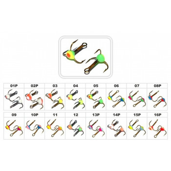 Āķi AKARA  MS Nr. 12, 05, trīsžuburis | TRMS-12-05 | TRMS-12-05