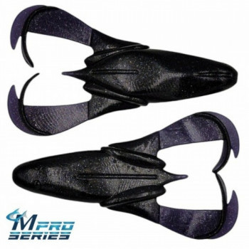 Silicone frog 9cm, 15gr, #Black | MPS-FRO-35-BL | MPS-FRO-35-BL