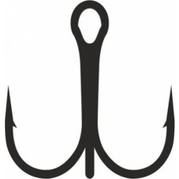 Āķis SHIRO 3-žuburu Nr.4, melnais niķelis,  MISTRALL | SB-1103004 | SB-1103004