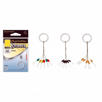 Stoperi "Kamatsu" Barel Color Rubber (5gab) Nr.L | 316001014 | 316001014
