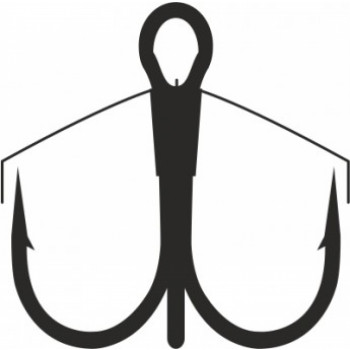 Āķis 3-žub.ar pretaizķeri Nr.6/BN, MISTRALL | SB-1200306 | SB-1200306