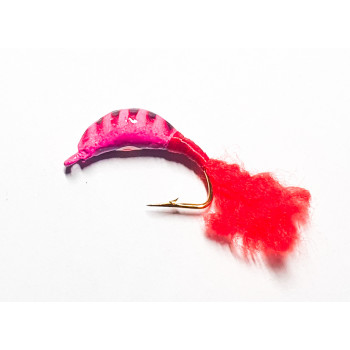 Mormiška "PJARNU" Plastic Fly UV (muša) ar austiņu 5mm, RSV | MFP-4-RSV | MFP-4-RSV