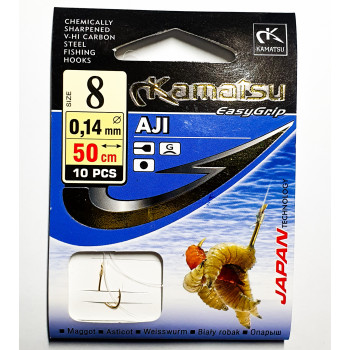 Leash with hook Kamatsu AJI MAGGOT 50cm #8 | 520710108 | 520710108