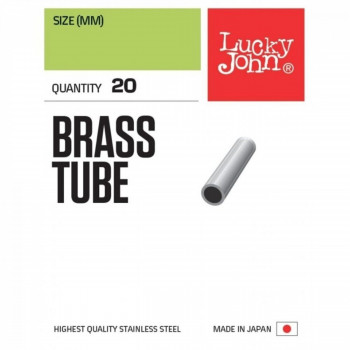 Trubiņas Lucky John BRASS TUBE #1.0 Salmo | LJP5123-010 | LJP5123-010