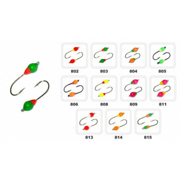 Mormiška "VIMBA" MU-6UV (plast.UV) ar austiņu āķis nr.6 | V-MU-6-803 | V-MU-6-803