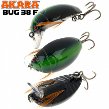 Vobleris "Bug" 38F 4gr 38mm #02 AKARA | B38F-02 | B38F-02