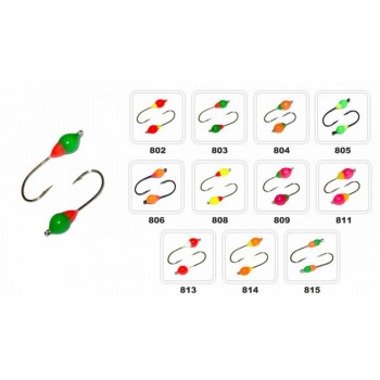 Mormiška "VIMBA" MU-6UV (plast.UV) ar austiņu āķis nr.6 | V-MU-6-815 | V-MU-6-815