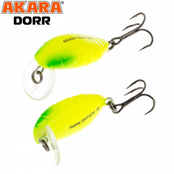 Vobleris AKARA Dorr 30F 2g. 30mm Krāsa A120 | D30F-A120 | D30F-A120