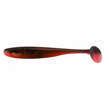 Gumijas zivtiņa Relax Bass 2.5`` 6.2cm, sark./melna | BAS25-L208 | BAS25-L208