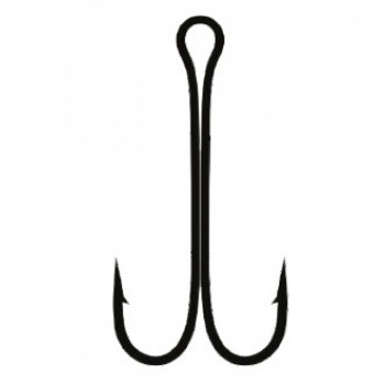 Āķis SHIRO 2-žuburu Nr.4, melnais niķelis,  MISTRALL | SB-1104004 | SB-1104004