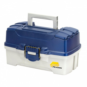 Fishing box PLANO 2-Tray Box Mtl Blue/Off White | PMC620206 | PMC620206
