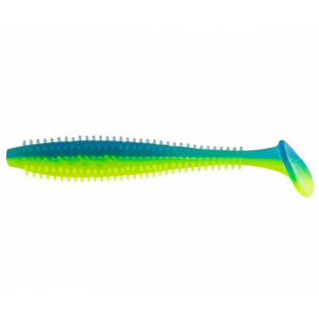Silikona māneklis "Helios" SHAGGY 12cm, Blue lime | B-251952 | B-251952