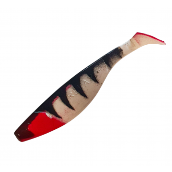 Silikona zivtiņa Relax KOPYTO 6`` 16cm, 30g wh/bl/red | BLS6-TG001R | BLS6-TG001R