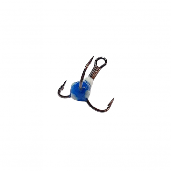 Treble hook blue/white fluor., #10, Mistrall | 10000019