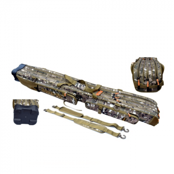 Makšķeru soma AKARA "HUNTER" (160cm, 3 nod., 3 kab.,kamufl.) | CAH-160 | CAH-160