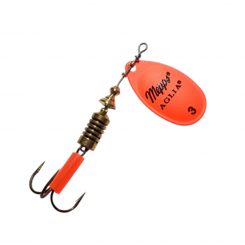 Rotating tinsel Mepps "AgliaFluo" Orange #3 | 529123