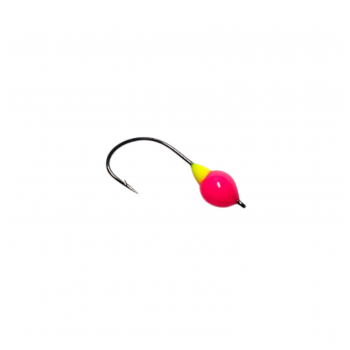 Ice jig "VIMBA" MU-4P (plastic phosphate) with earpiece hook no.4 | V-MU-4-910P | V-MU-4-910P
