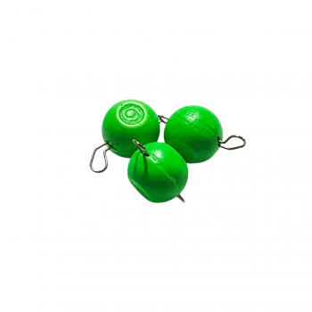 Sports lead "Cheburashka" dismountable, tungsten, 10g, green | CHWR-44100-G | CHWR-44100-G