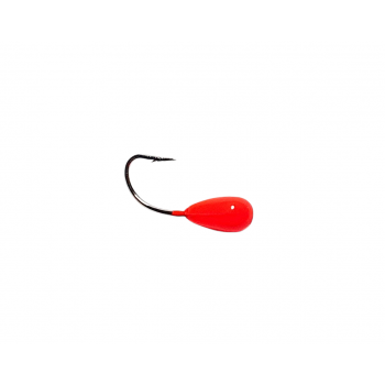 Ice jig "VIMBA" MU-8 (plast.) with earpiece hook nr.8, #R | V-MU-8-R | V-MU-8-R