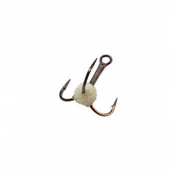 Treble hook white, fluorescent #4, Mistrall | 10000003