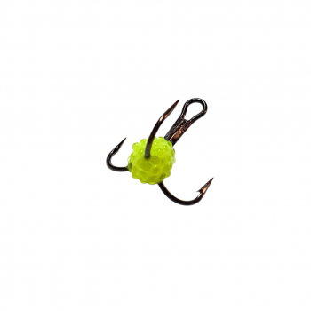 Treble hook yellow fluor., #10, Mistrall | 10000014
