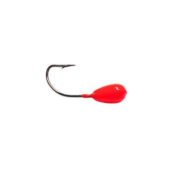 Ice jig "VIMBA" MU-6 (plastic) with earpiece hook no.6, #R | V-MU-6-R | V-MU-6-R