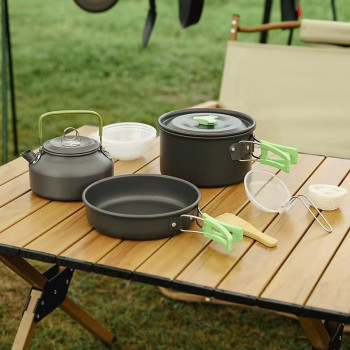 Camping metal tableware set CAMPSOR-300 | 255674