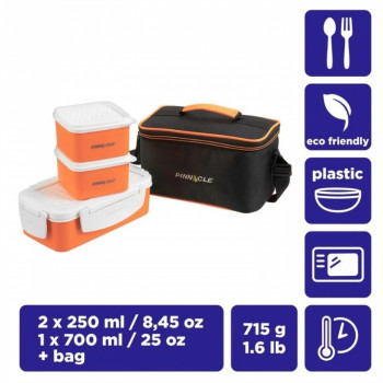 Lunch box set PINNACLE Pyramid 3pcs. with thermos | 246507