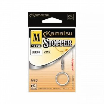 Silikona stoperis KAMATSU Cone Transparent #M | 316002032