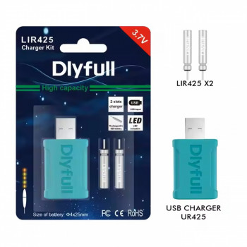 Bateriju lādētājs LIR425 Dlyfull 4X25mm