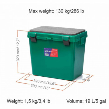 Ziemas kaste TONAR Classic 19l 1nod. - Green | 242186