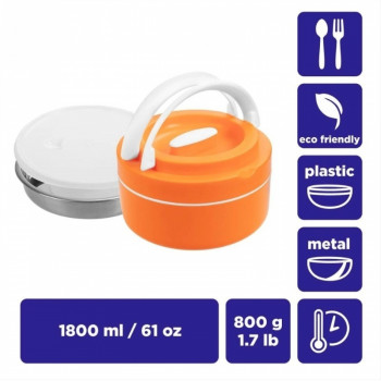 Lunch box PINNACLE Prime orange 1.8l | 246518