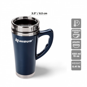 Termokrūze NISUS ar rokturi 450ml | 281107