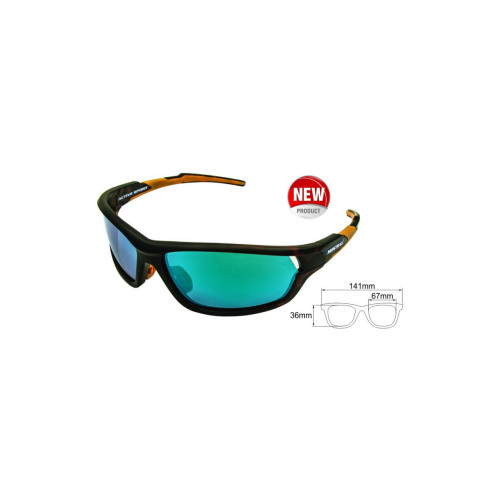 Saulesbrilles makšķerēšanai polarizētas Blue Mirror Mistrall | AM-6300098