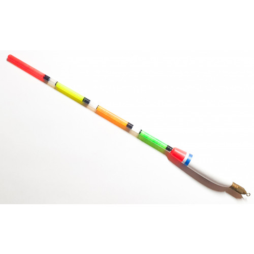 Pludiņš ar atsvaru 5+2gr, poliuretāna, balts./sark., KB | 5+2gr